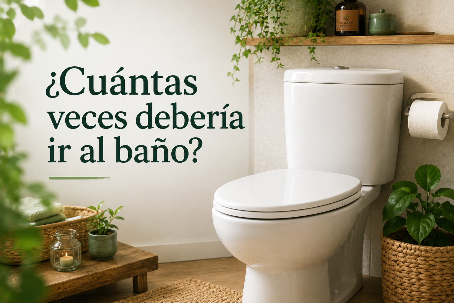 ¿Cuántas veces debería ir al baño?