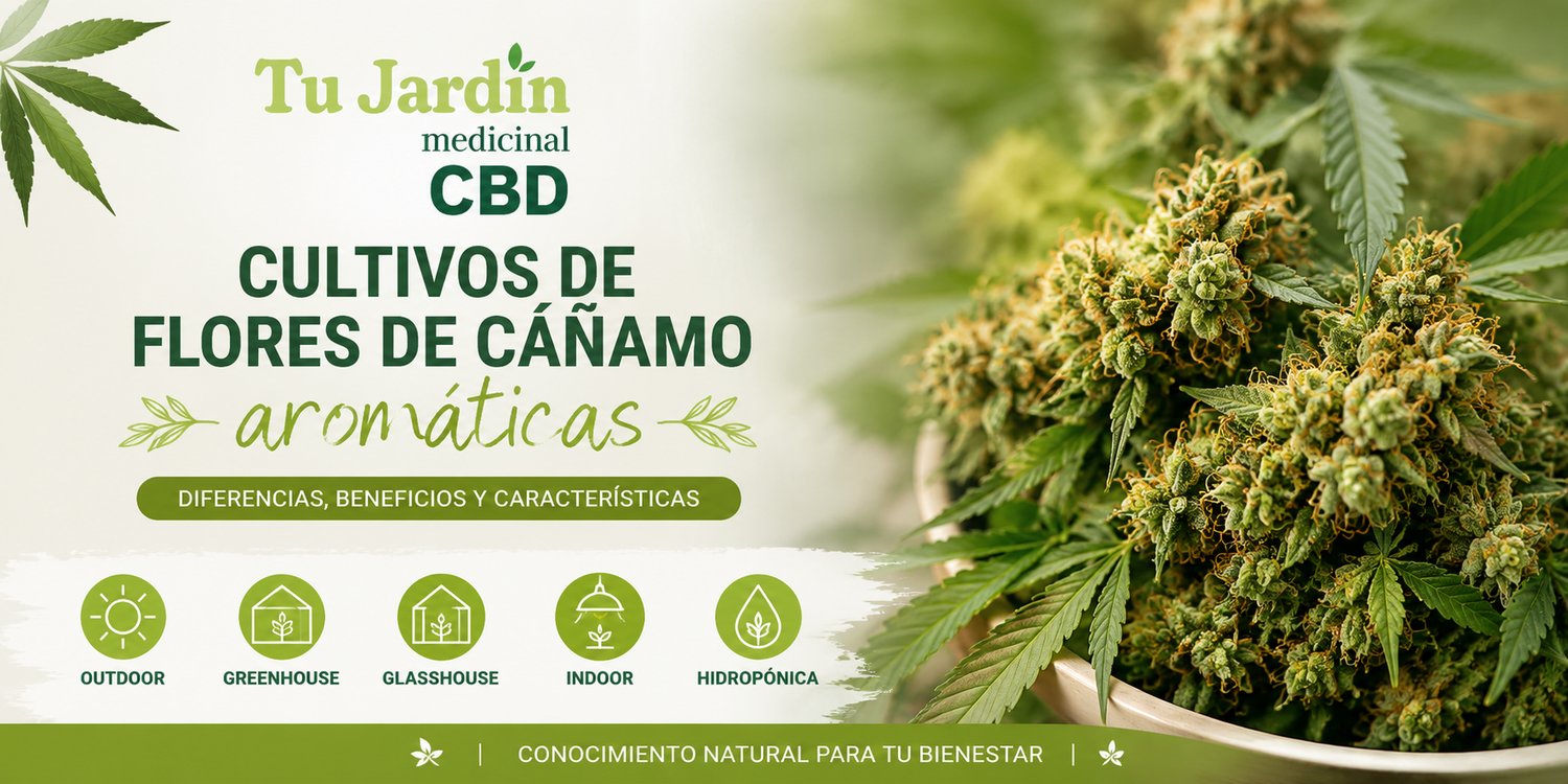 ¿Sabes que no todas las flores de cáñamo se cultivan igual?
