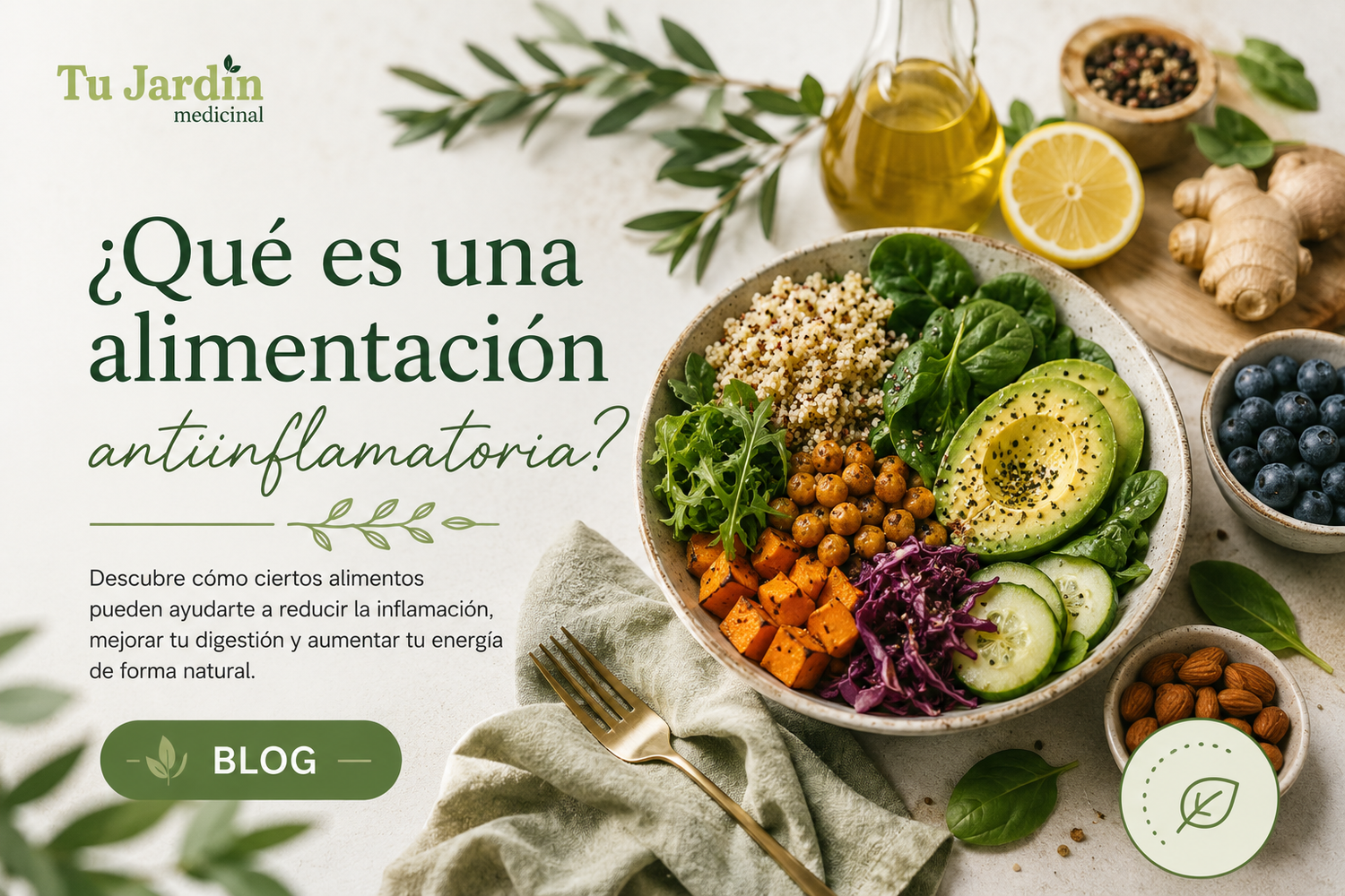 ¿Qué es una alimentación antiinflamatoria?