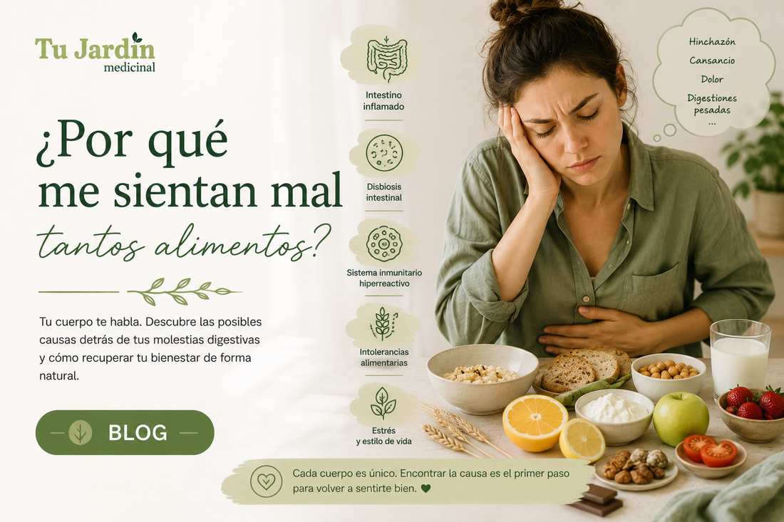 ¿Por qué me sientan mal tantos alimentos?