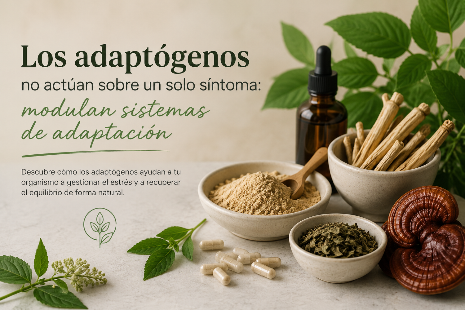 Los adaptógenos: cómo ayudan al organismo a adaptarse al estrés