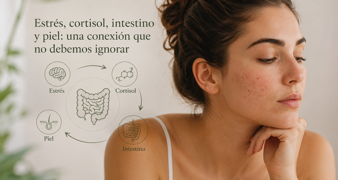 ¿Sabías que el estrés puede reflejarse tanto en tu intestino como en tu piel?