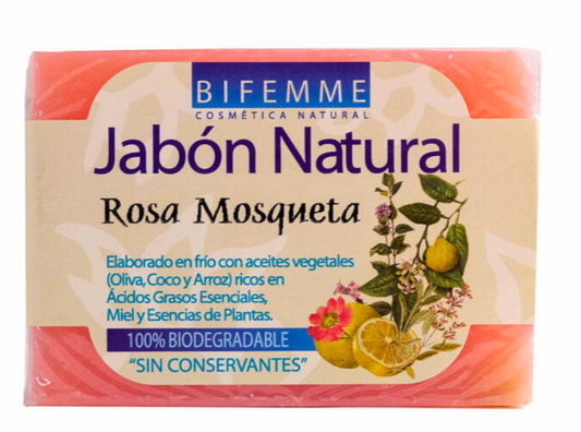 Jabón Natural de Rosa Mosqueta