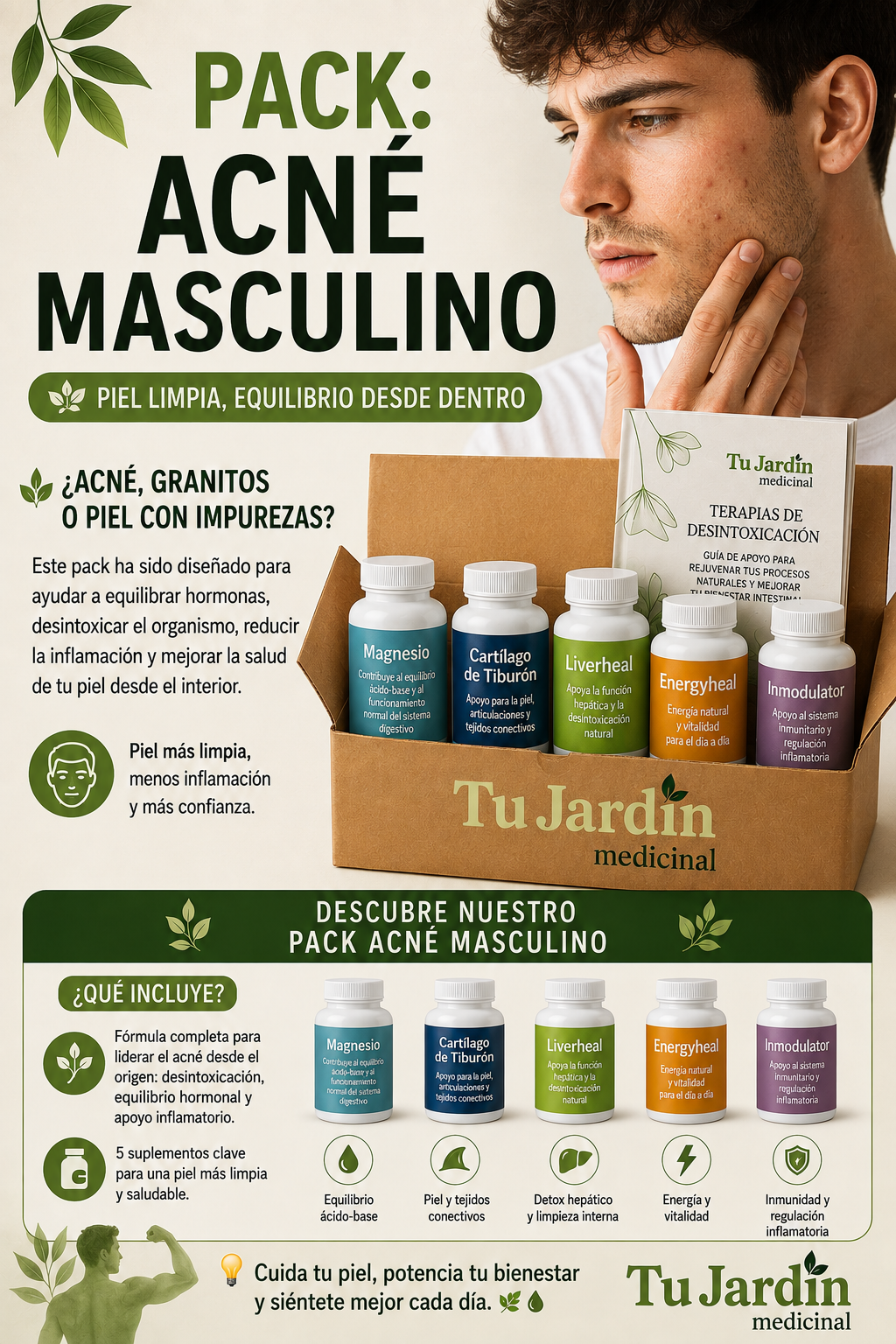 Pack Bienestar - Acné Masculino ·