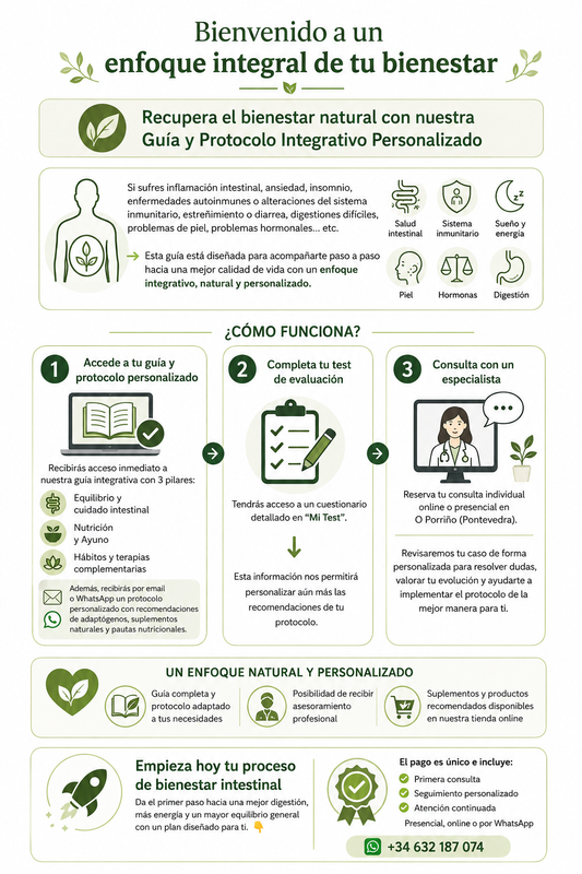 Consulta Online/Presencial + Tratamiento Integrativo Personalizado