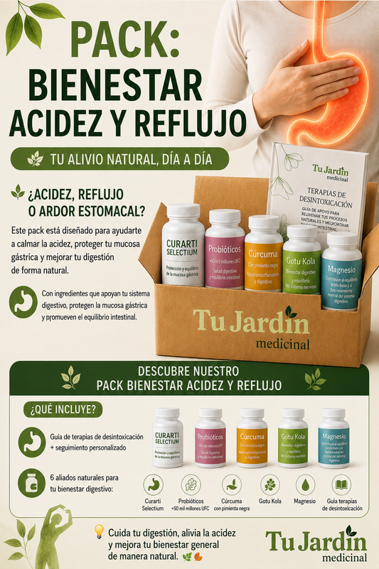 Pack Básico Bienestar Digestivo · Acidez y Reflujo