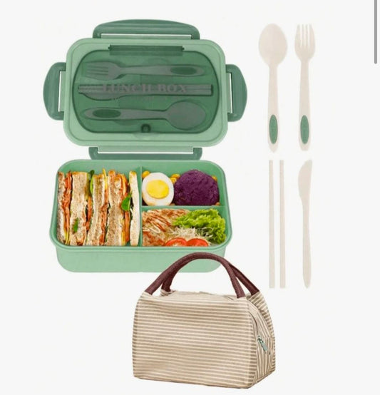 Fiambrera+mochila+cubiertos