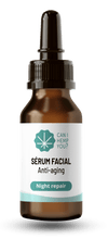 Serum Facial Antiarrugas de noche con CBD, Q10 y Comino Negro