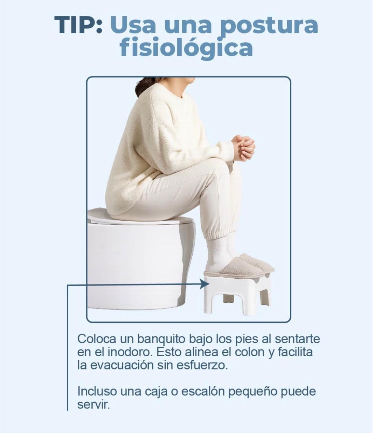 Taburete ergonómico de asistencia para el baño- Intestino