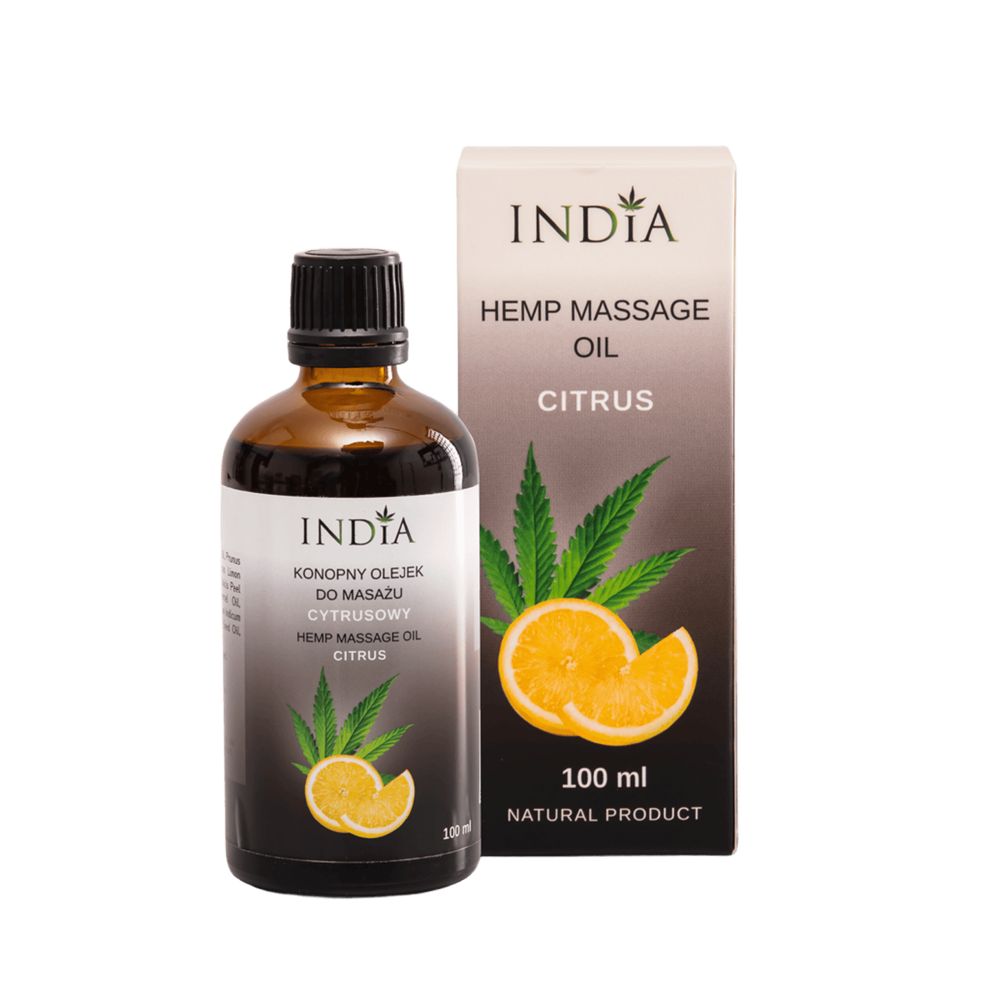 India Aceite CBD cáñamo para masajes