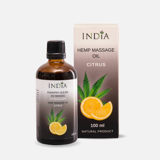 India Aceite CBD cáñamo para masajes